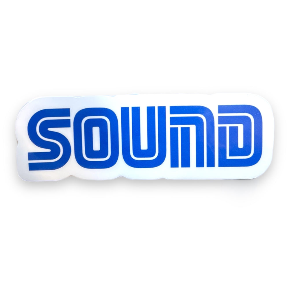 Sound Retro Waterproof Sticker