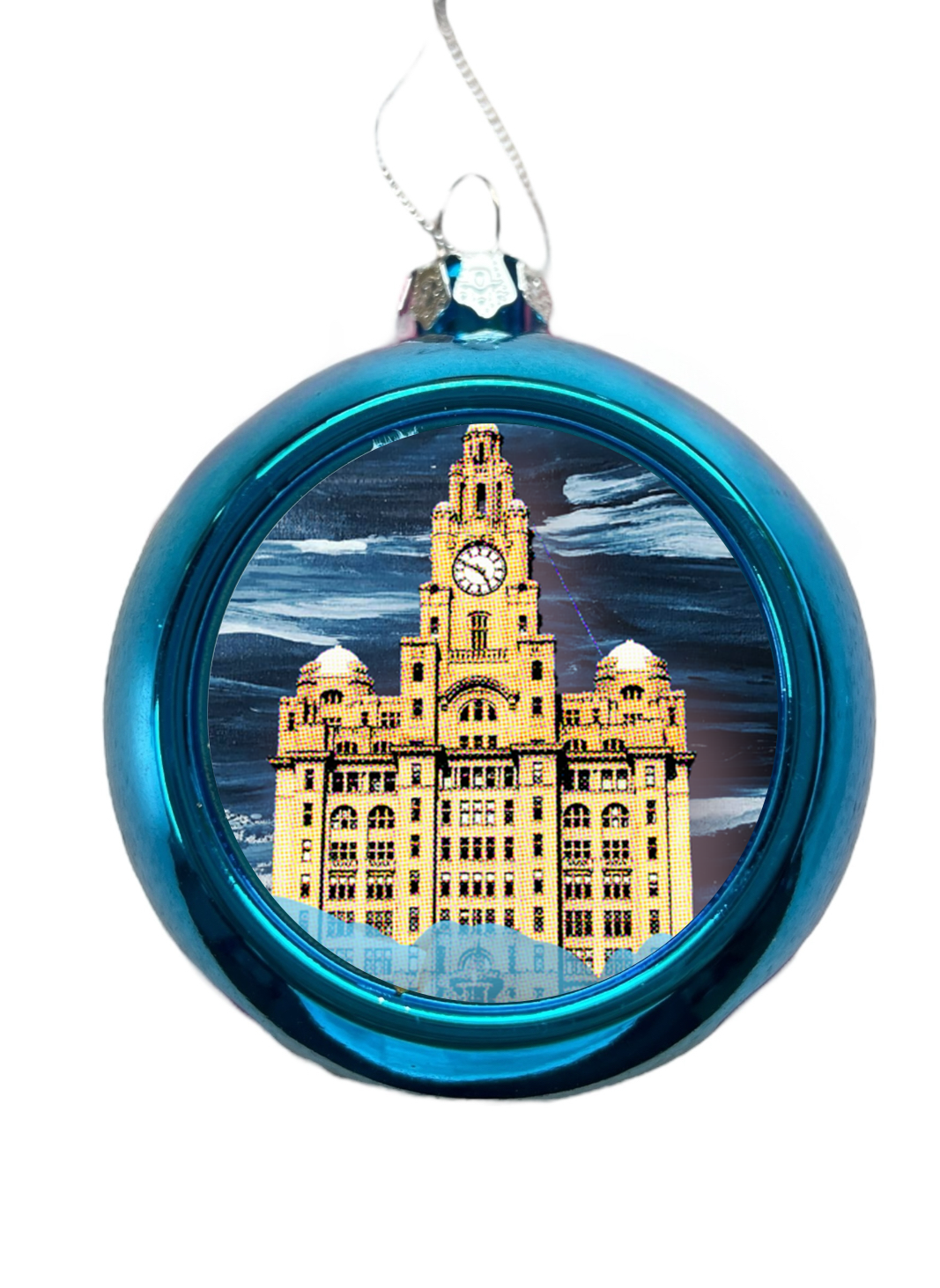 Liver Building Christmas Tree Bauble