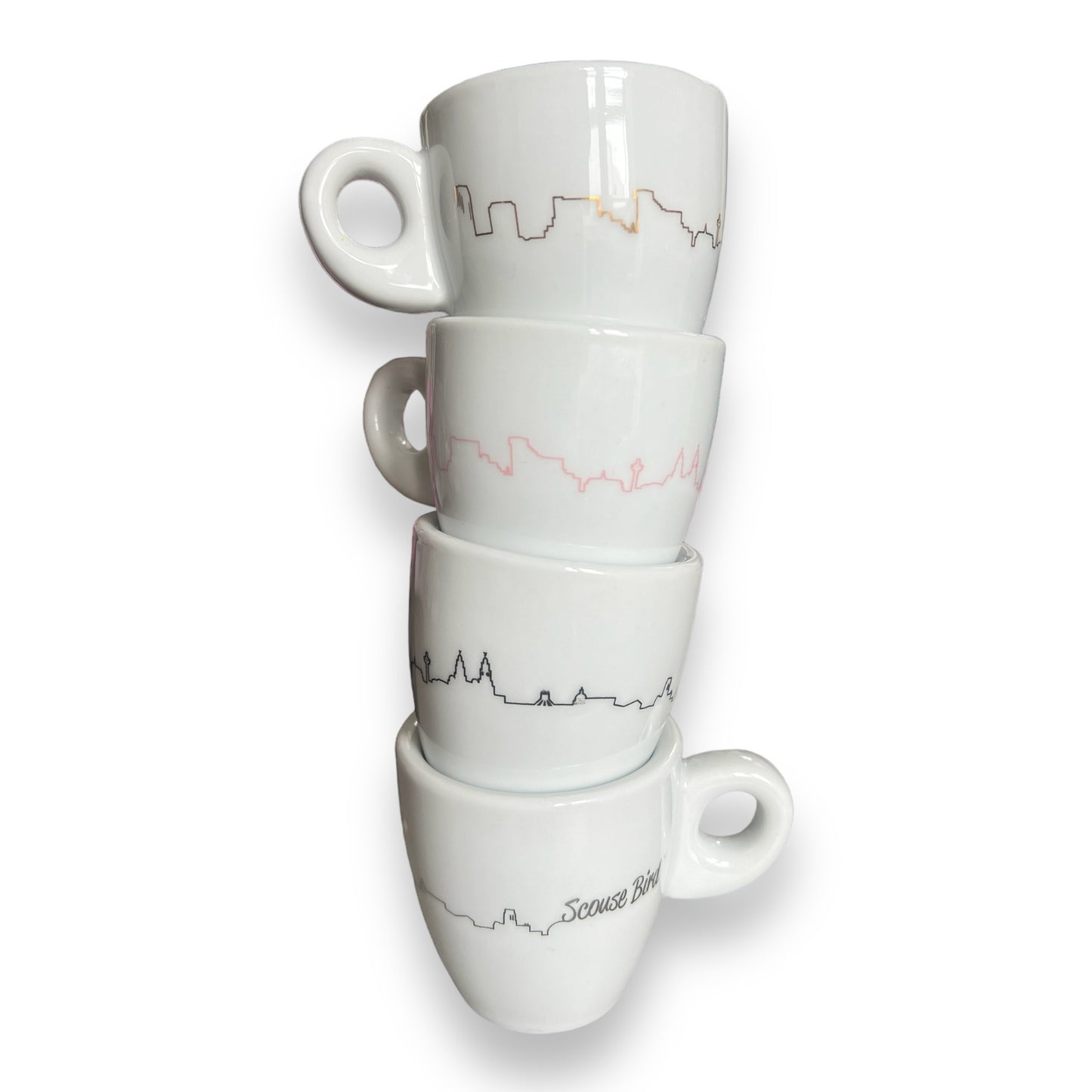 Scouse Bird Skyline Espresso Cup