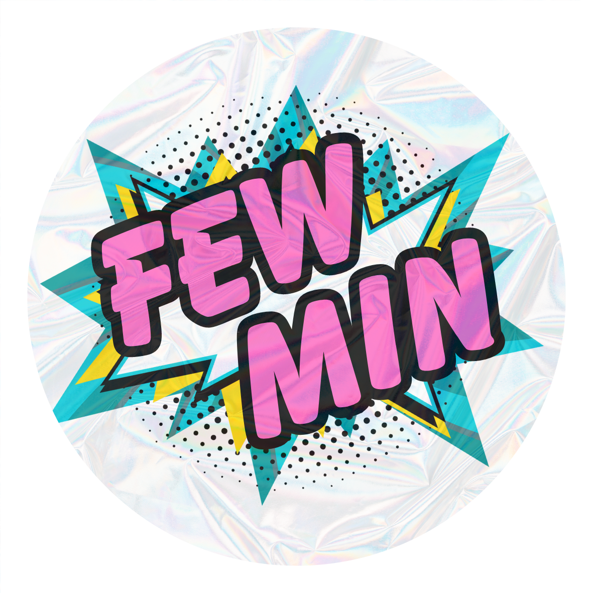 FEWMIN Holographic Waterproof Sticker