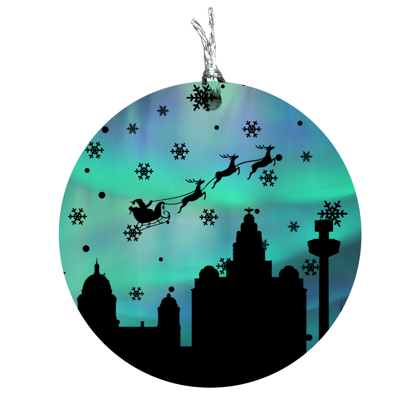 Liverpool Northern Lights Skyline Decoration