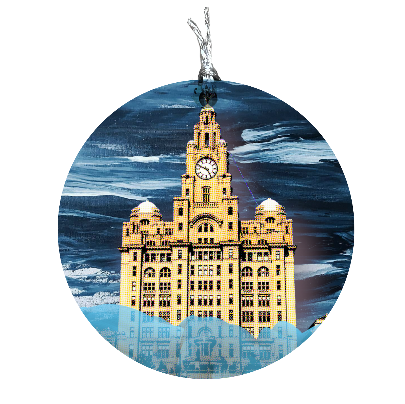 Liver Building Tree Decoration