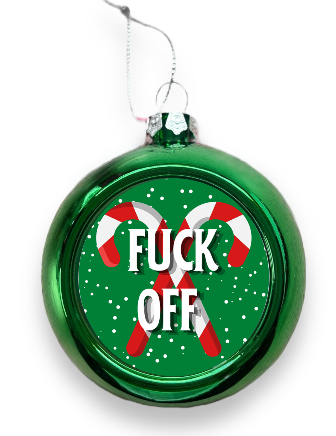 Fuck Off Christmas Tree Bauble