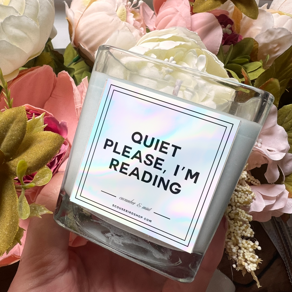 
                      
                        Soy Candle - Quiet Please, I'm Reading
                      
                    