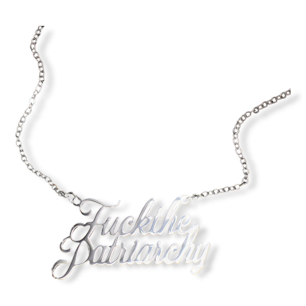 
                  
                    Fuck The Patriarchy - Necklace
                  
                