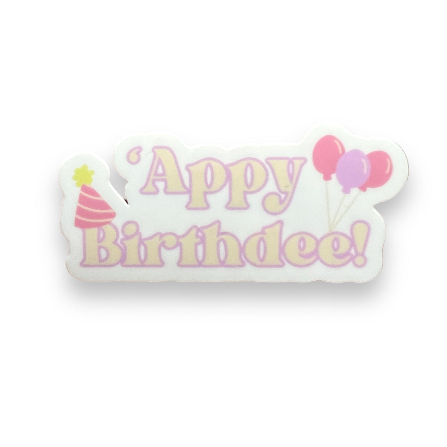 Appy Birthdee Waterproof Sticker