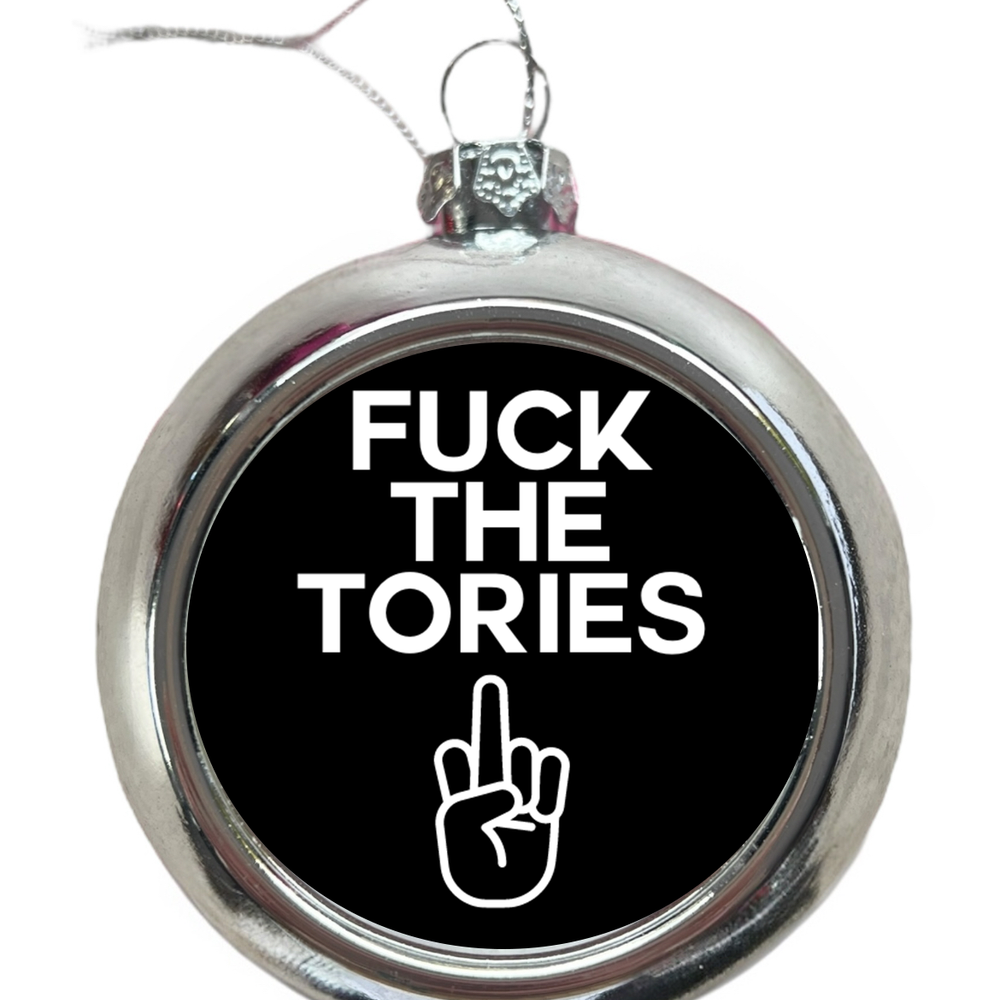 
                  
                    Fuck The Tories Christmas Tree Bauble
                  
                