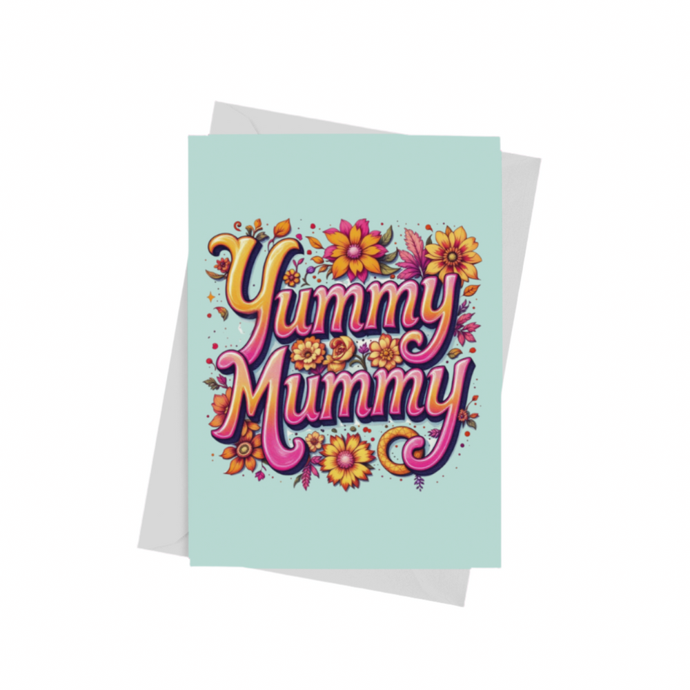 A ‘Yummy Mummy’ Mother’s Day card – a stylish and funny Liverpool gift for glamorous mums.