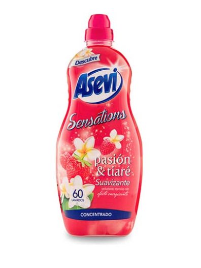 Asevi Sensations Fabric Softener - Passion - Fabric Conditioner - The Scouse Bird Shop