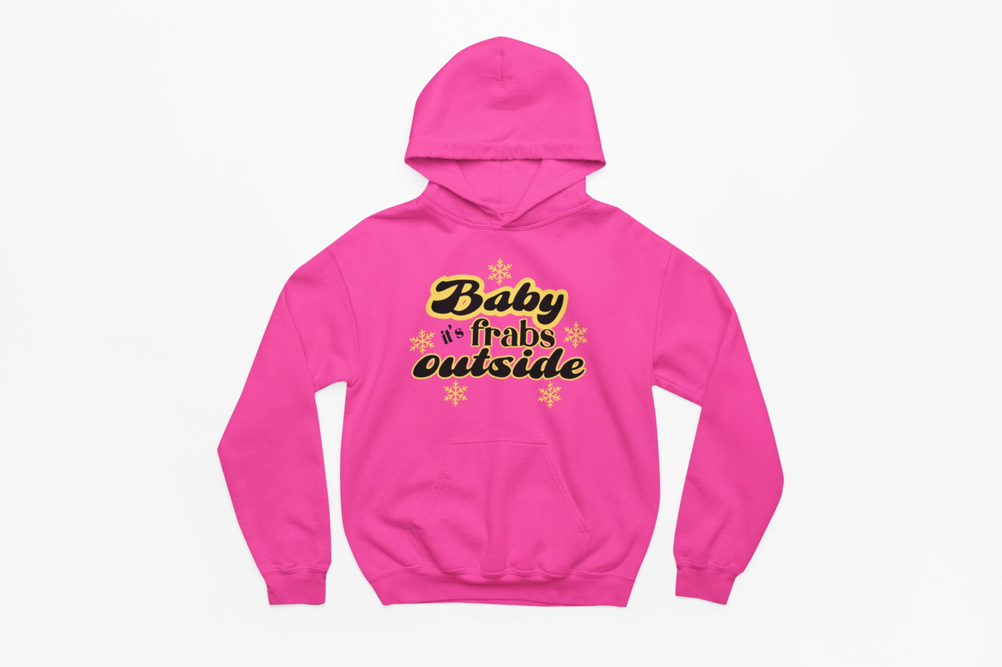 Baby It's Frabs Outside Christmas Hoodie - Hoodie - The Scouse Bird Shop