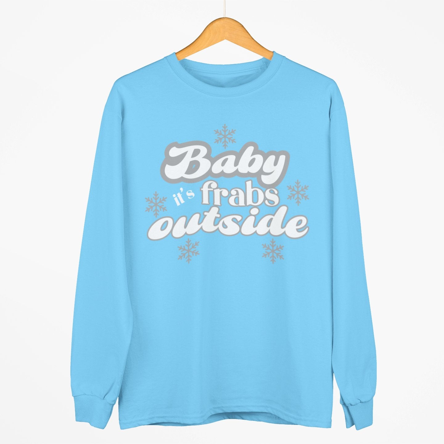 Baby It's Frabs Outside Christmas Jumper - Jumper - The Scouse Bird Shop