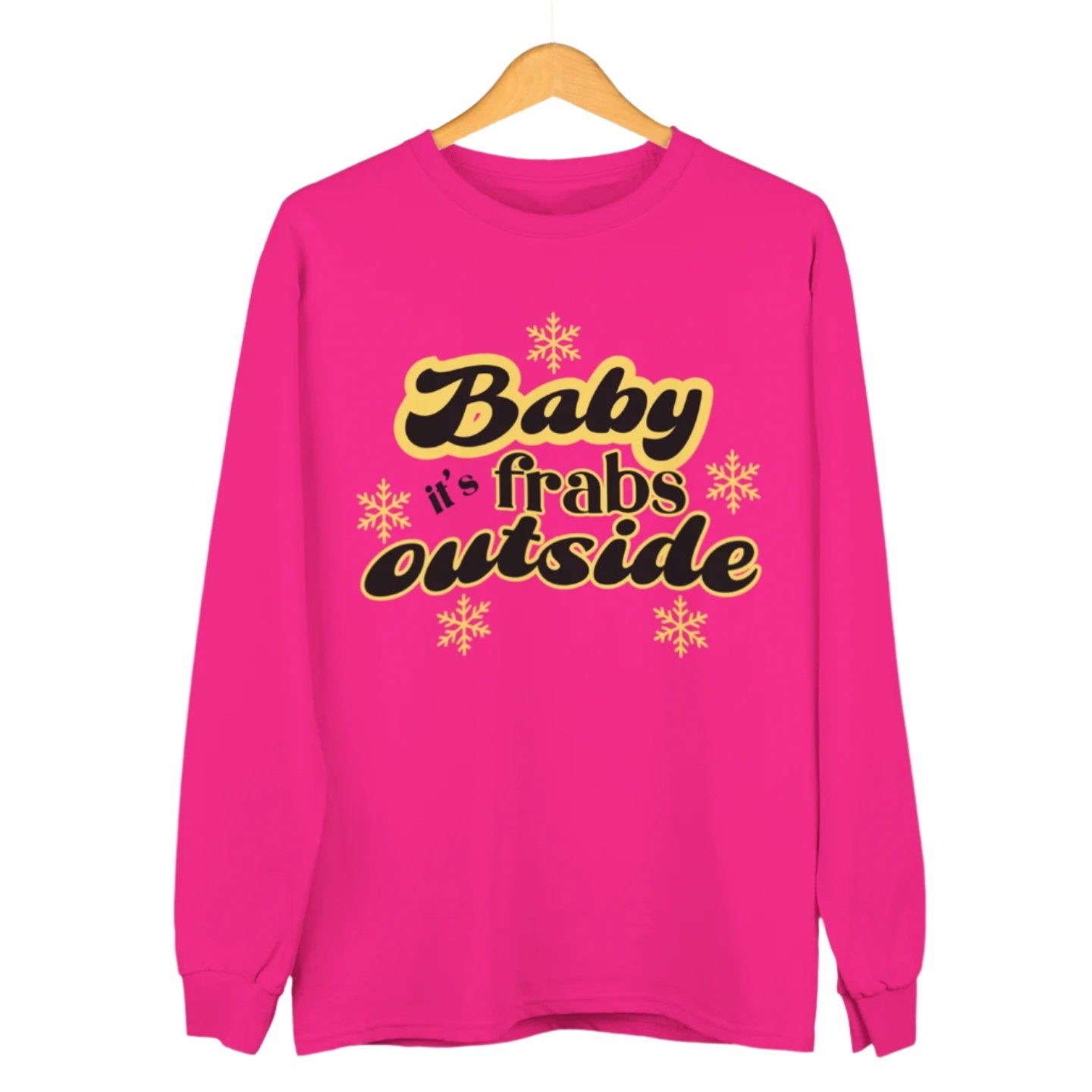 Baby It's Frabs Outside Christmas Jumper - Jumper - The Scouse Bird Shop