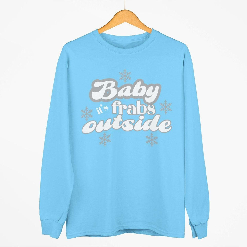 Baby It&#39;s Frabs Outside Christmas Jumper - Jumper - The Scouse Bird Shop