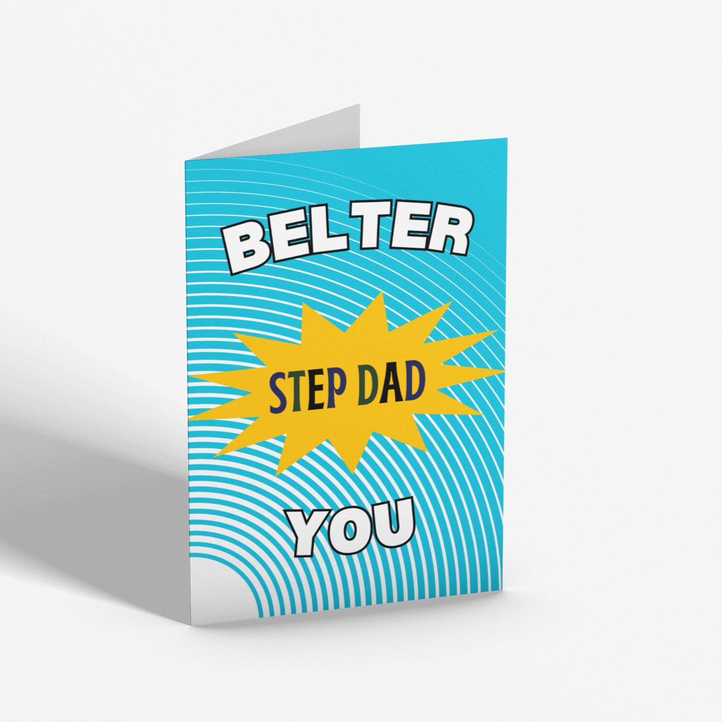 Belter Step Dad Card - Cards - The Scouse Bird Shop