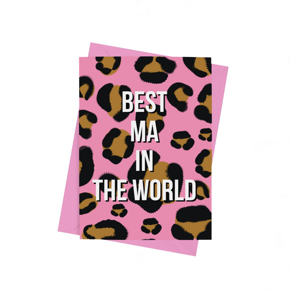 Best Ma In The World Card - Cards - The Scouse Bird Shop