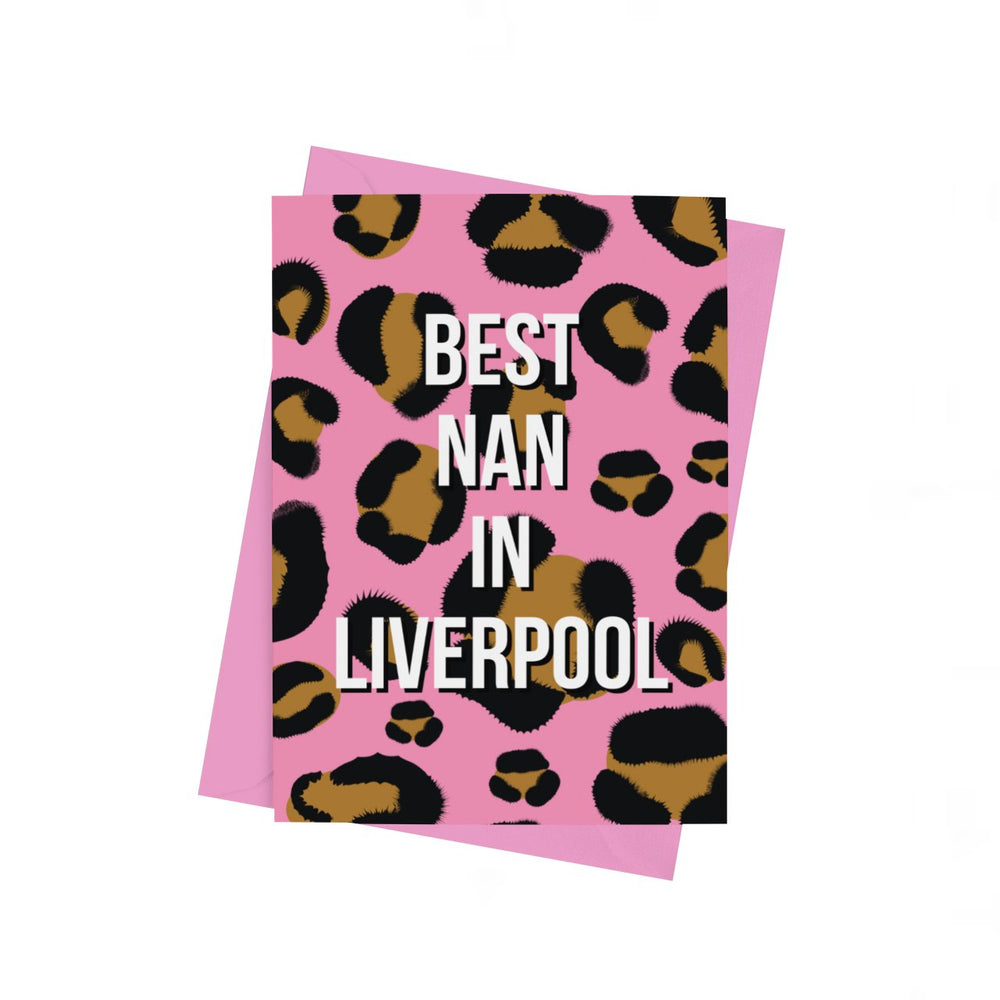 Best Nan In Liverpool Card - Cards - The Scouse Bird Shop