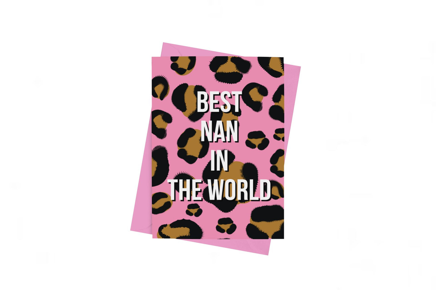 Best Nan In The World Card - Cards - The Scouse Bird Shop