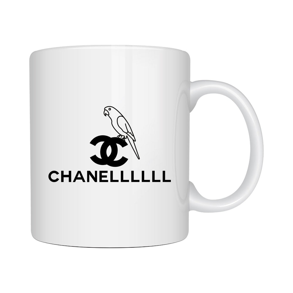 Chanellllll Parrot Mug - Mug - The Scouse Bird Shop