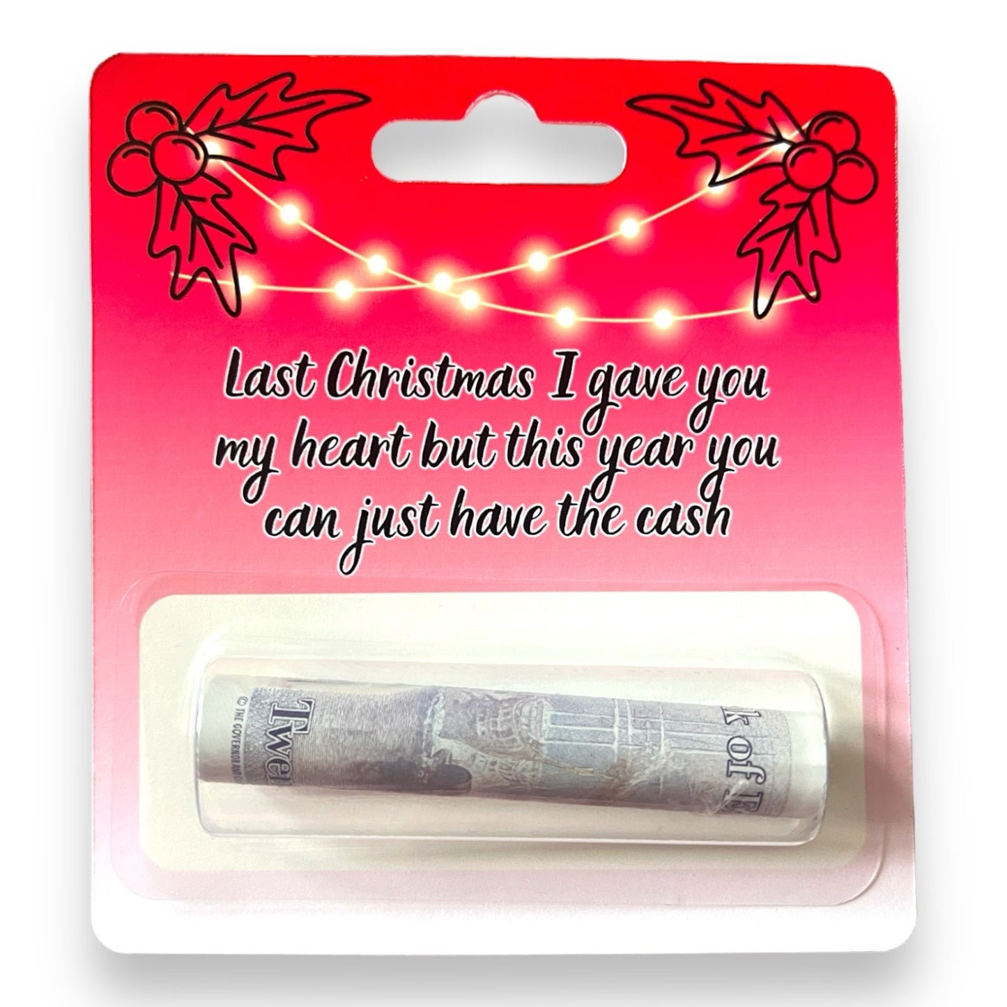 Christmas Gift Money Holder - Last Christmas - Money Holder - The Scouse Bird Shop