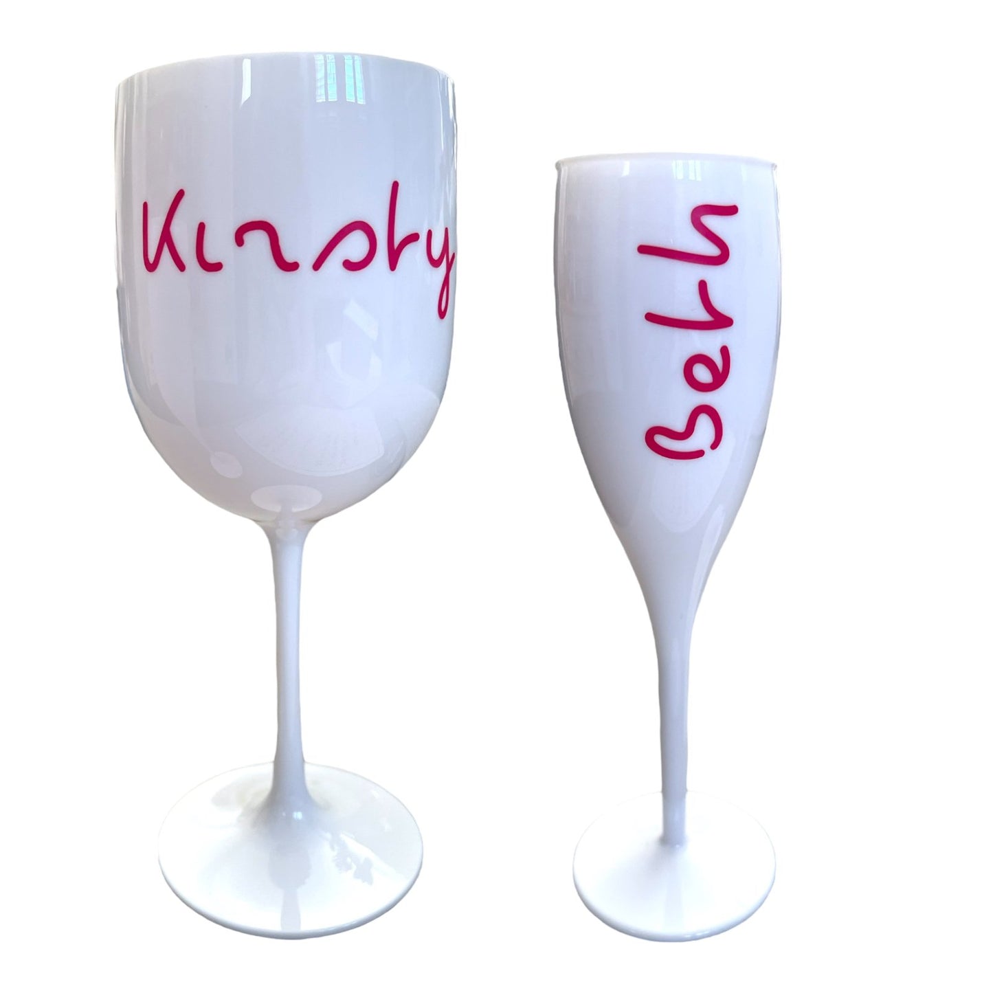 Customised Name Reusable Plastic Glasses - Glass - The Scouse Bird Shop