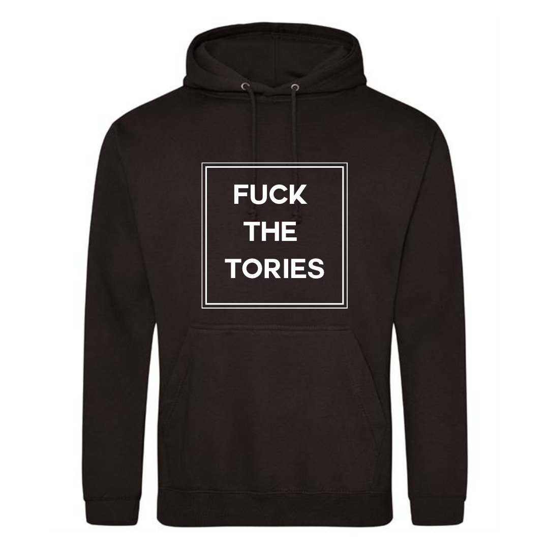 Fuck The Tories Hoodie - Hoodie - The Scouse Bird Shop