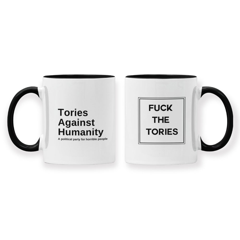 Fuck The Tories/Tories Against Humanity Hybrid Mug - Mug - The Scouse Bird Shop