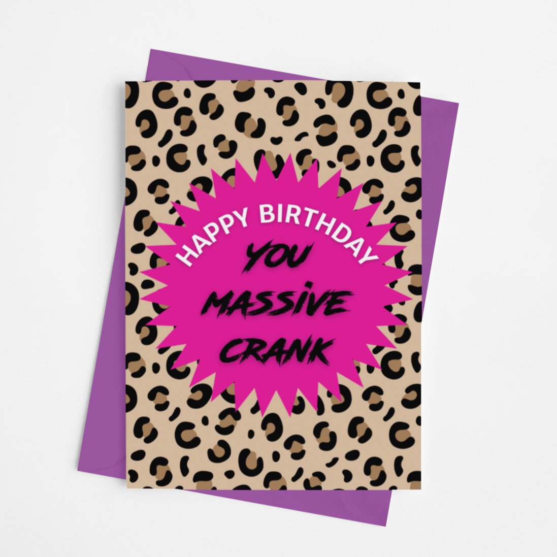 Happy Birthday Yer Crank Birthday Card - Cards - The Scouse Bird Shop