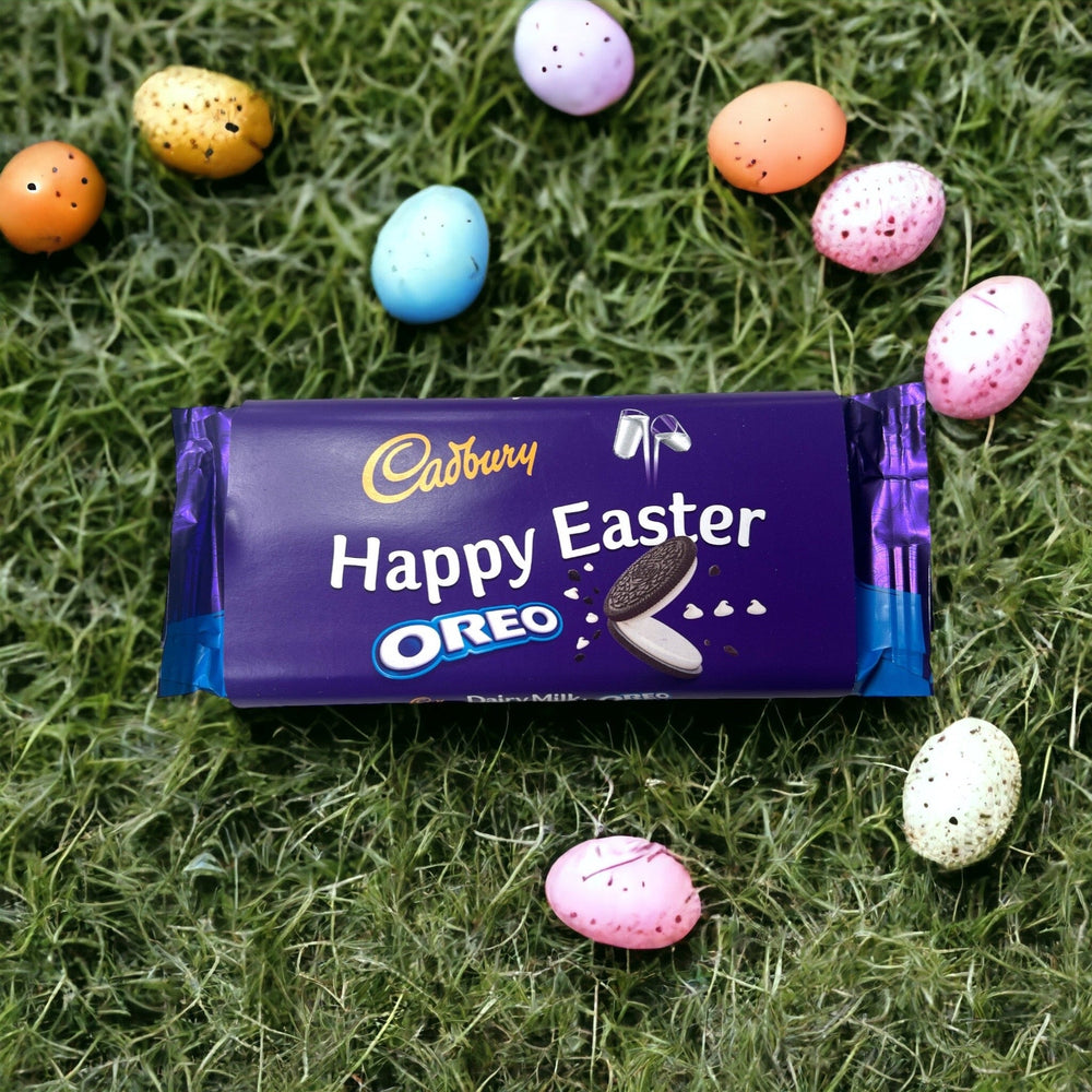 
                  
                    Happy Easter - Cadbury Dairy Milk Oreo - Chocolate - The Scouse Bird Shop
                  
                