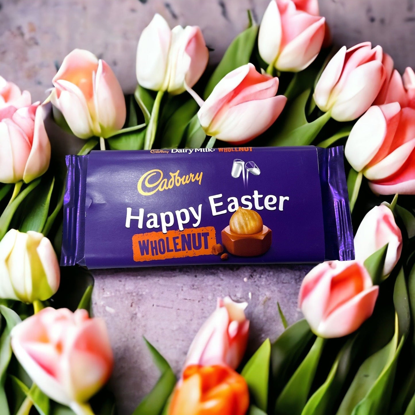 Happy Easter - Cadbury Dairy Milk Wholenut - Chocolate - The Scouse Bird Shop