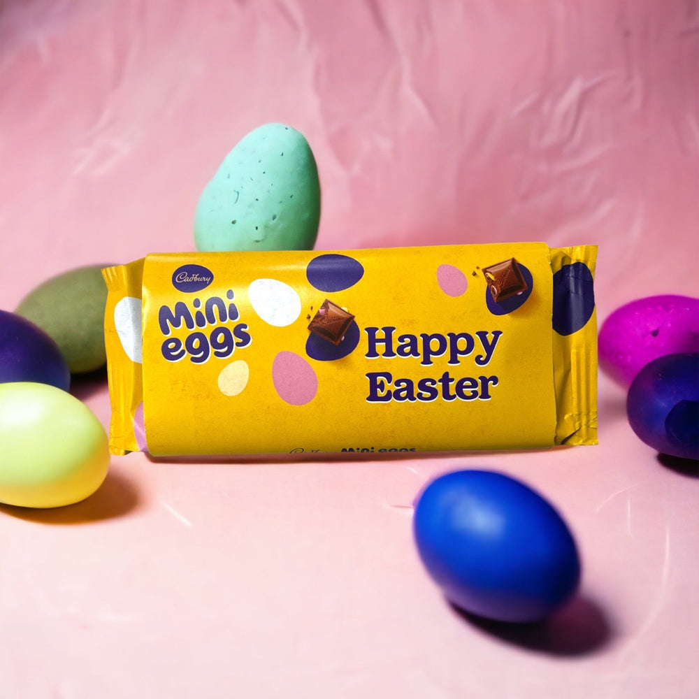 
                  
                    Happy Easter - Cadbury Mini Egg Bar - Chocolate - The Scouse Bird Shop
                  
                