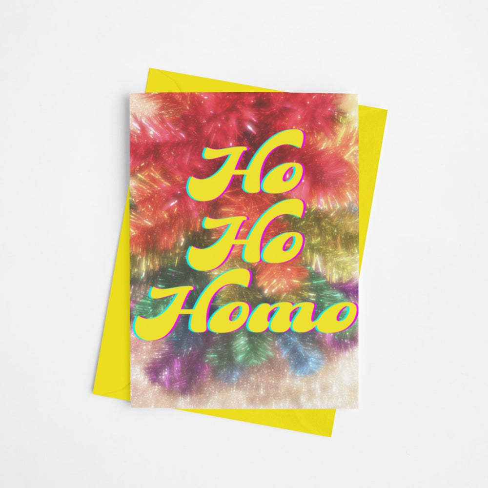 Ho Ho Homo Christmas Card - Cards - The Scouse Bird Shop