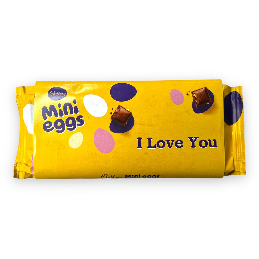 I Love You - Cadbury Mini Egg Bar - Chocolate - The Scouse Bird Shop