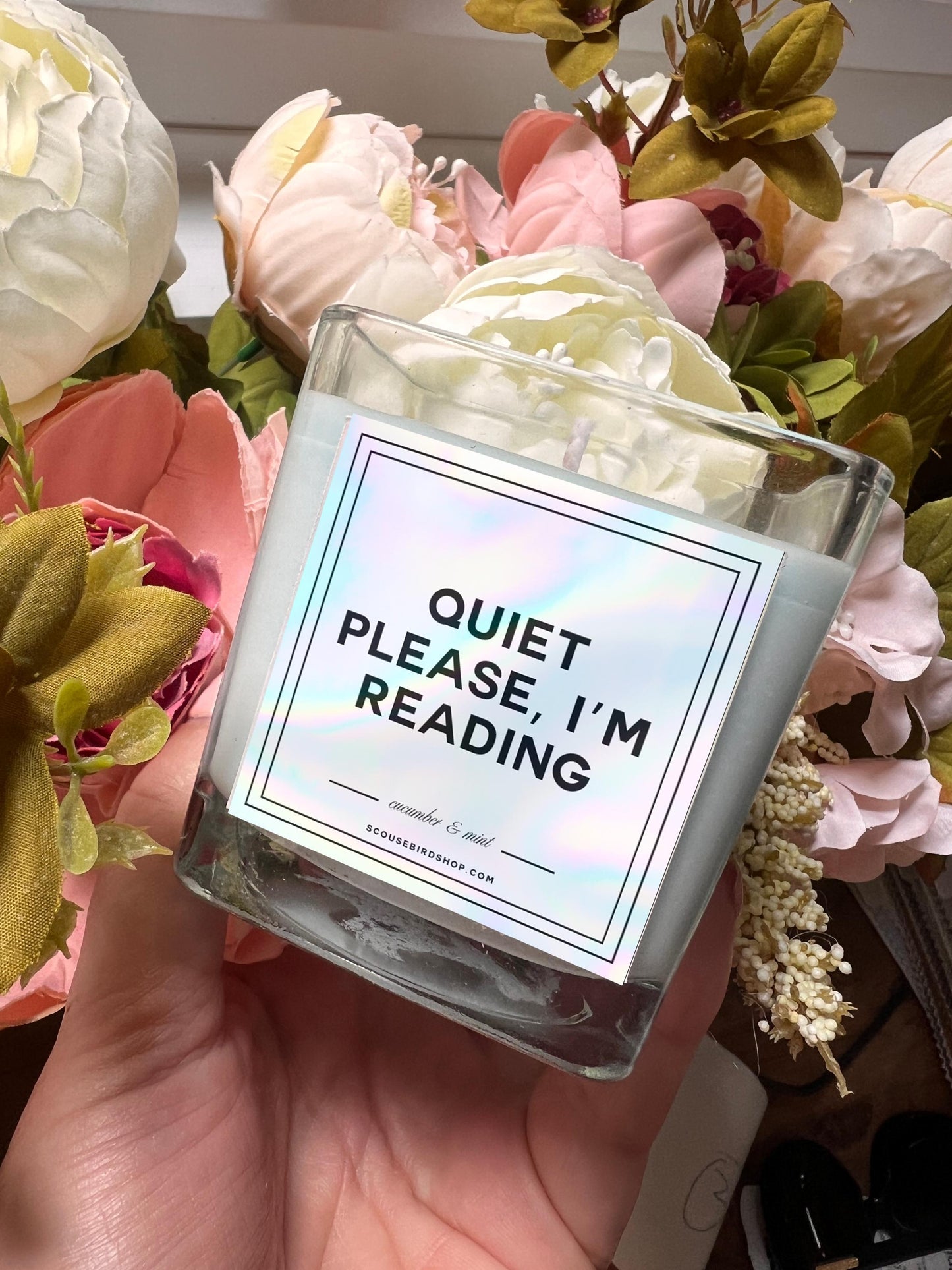 Soy Candle - Quiet Please, I&#39;m Reading