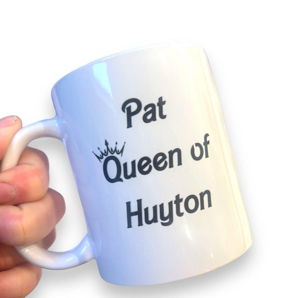 Personalised &#39;Queen Of&#39; Mug