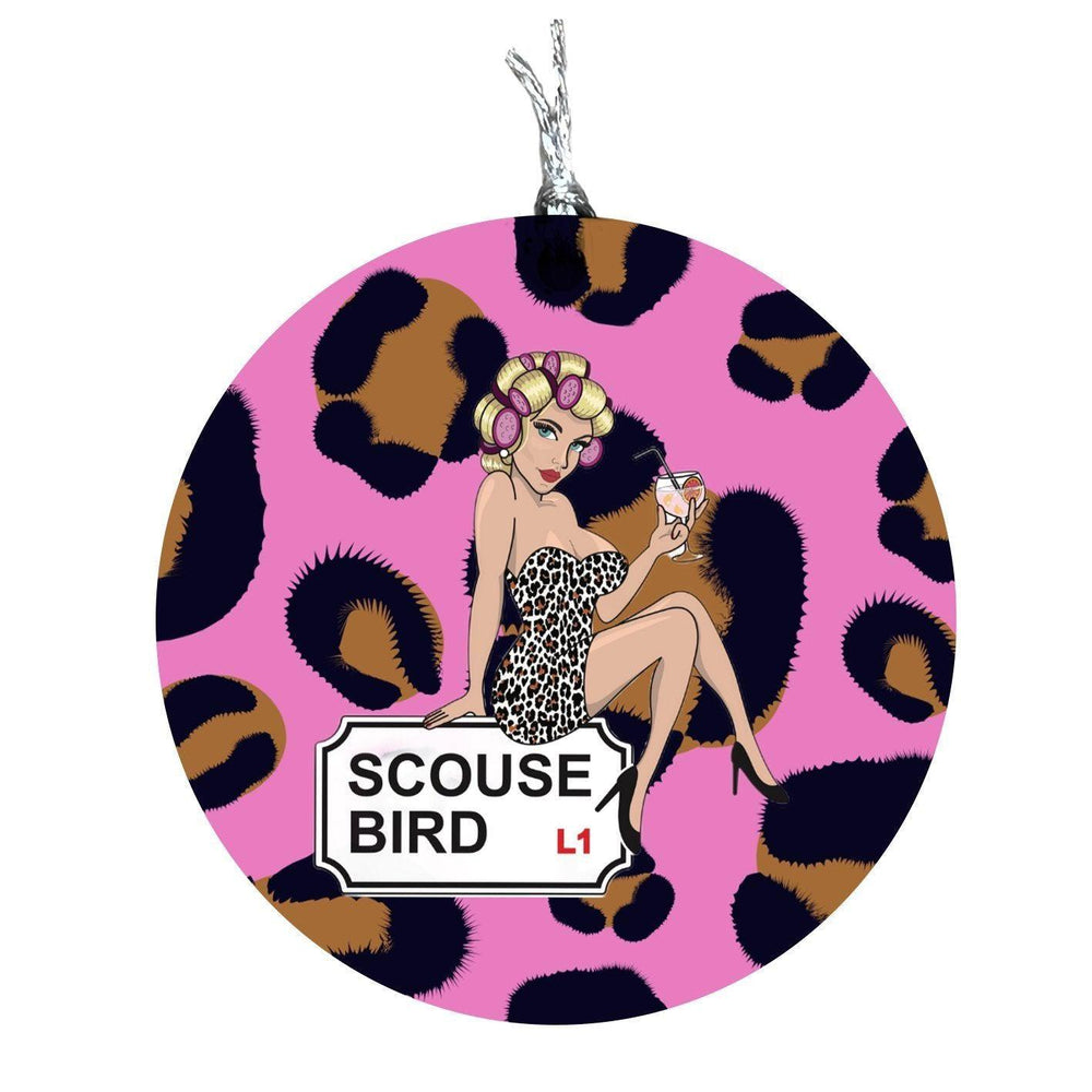 Scouse Bird Leopard Print Decoration - Christmas Decoration - The Scouse Bird Shop