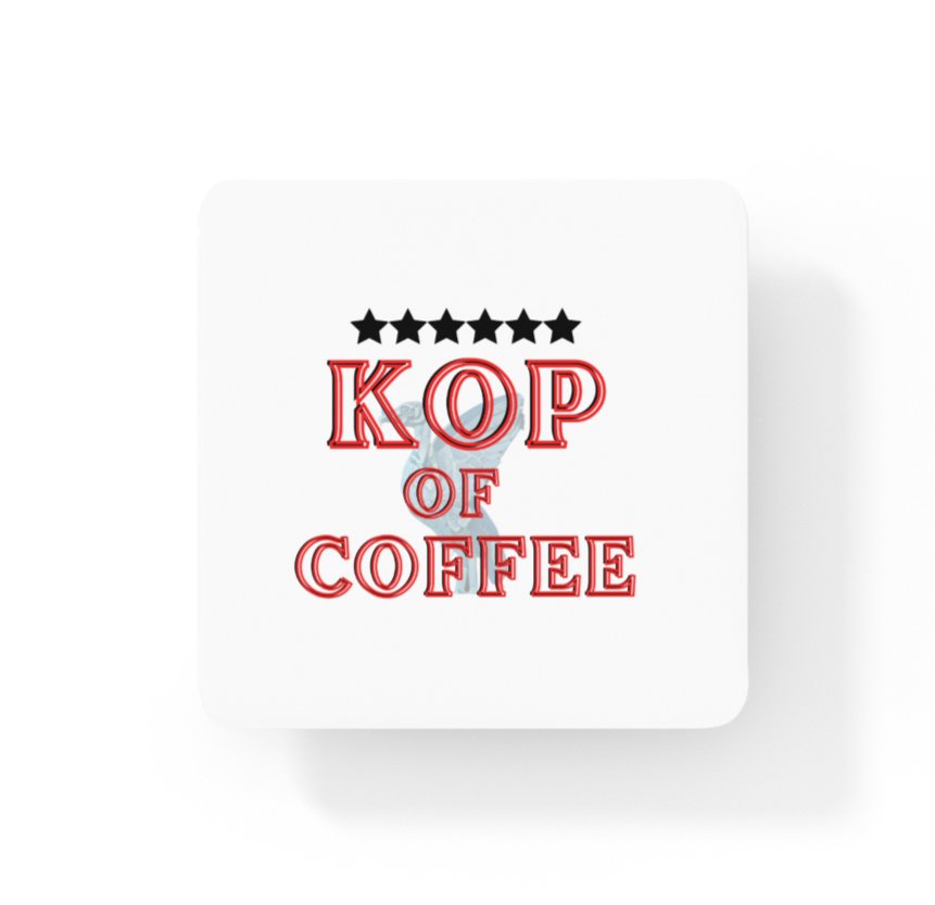 Kop Of Coffee Coaster - Coaster - The Scouse Bird Shop