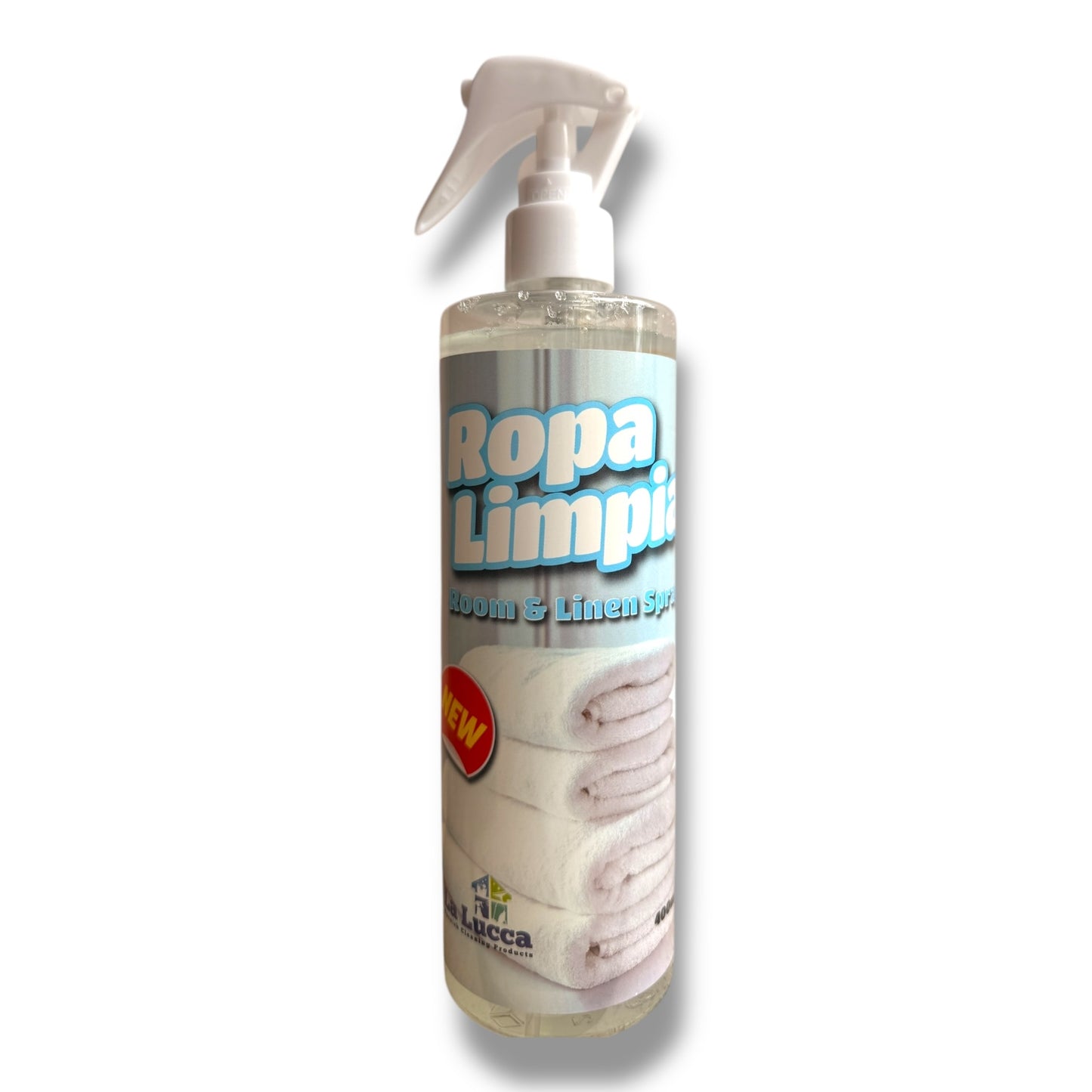 La Lucca Ropa Limpia Room and Fabric Spray – Spanish air freshener with a clean, fresh laundry scent.