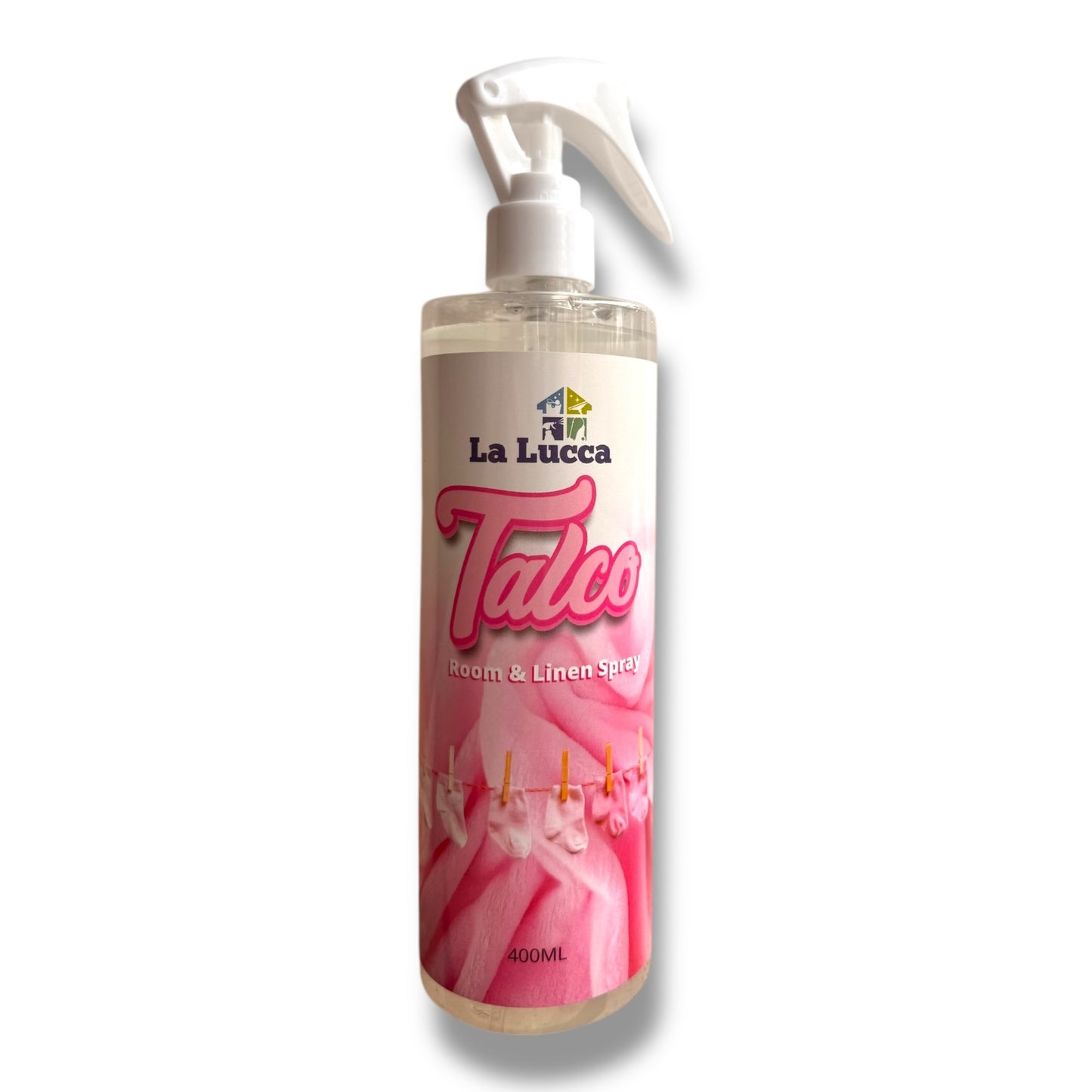 La Lucca Talco Room and Fabric Spray – Spanish fabric spray with a soft talcum powder fragrance.