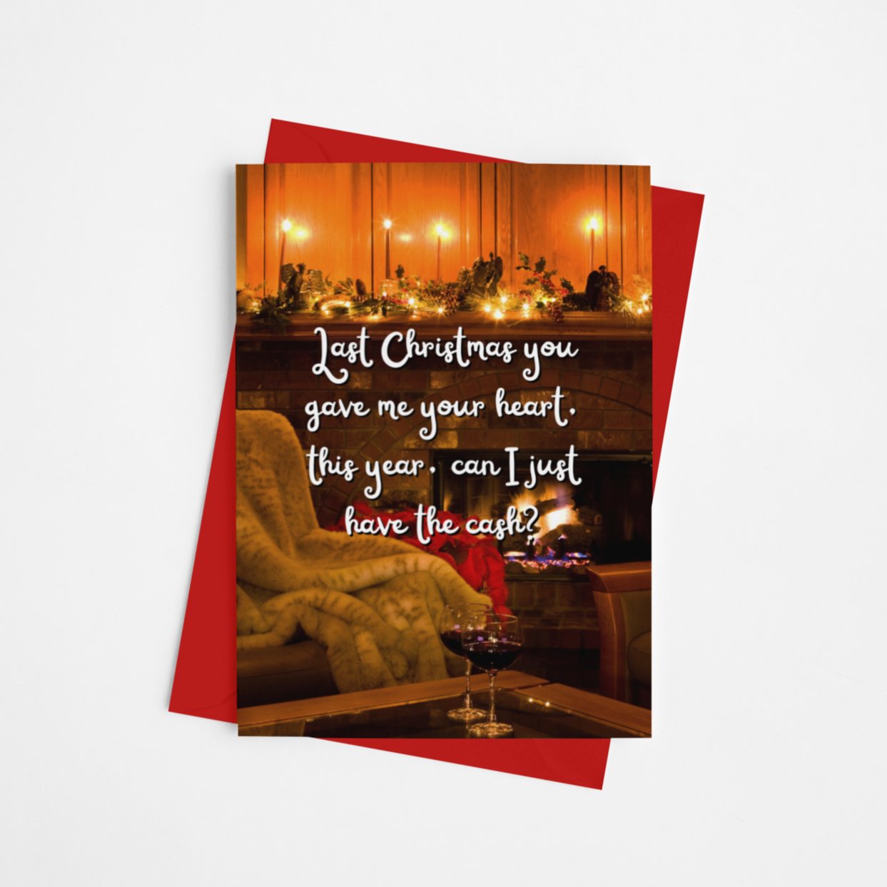 Last Christmas - Christmas Card - Cards - The Scouse Bird Shop