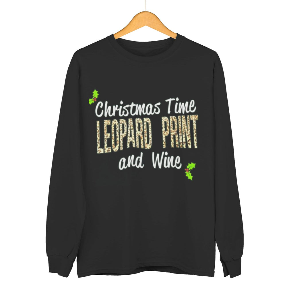 
                  
                    Leopard Print & Wine - Unisex Christmas Jumper - Jumper - The Scouse Bird Shop
                  
                