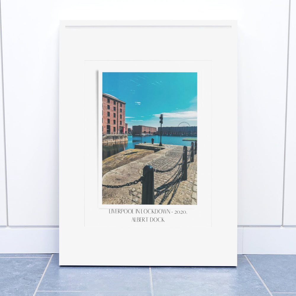 Liverpool In Lockdown Print - Albert Dock - Print - The Scouse Bird Shop