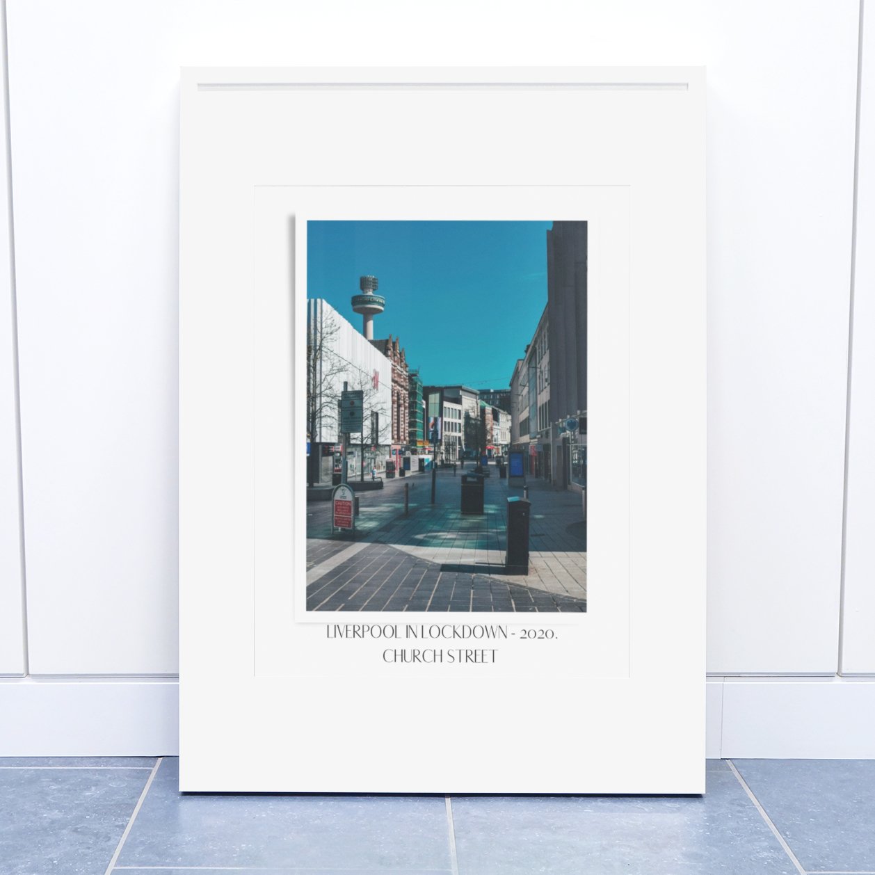 Liverpool In Lockdown Print - Church Street - Print - The Scouse Bird Shop