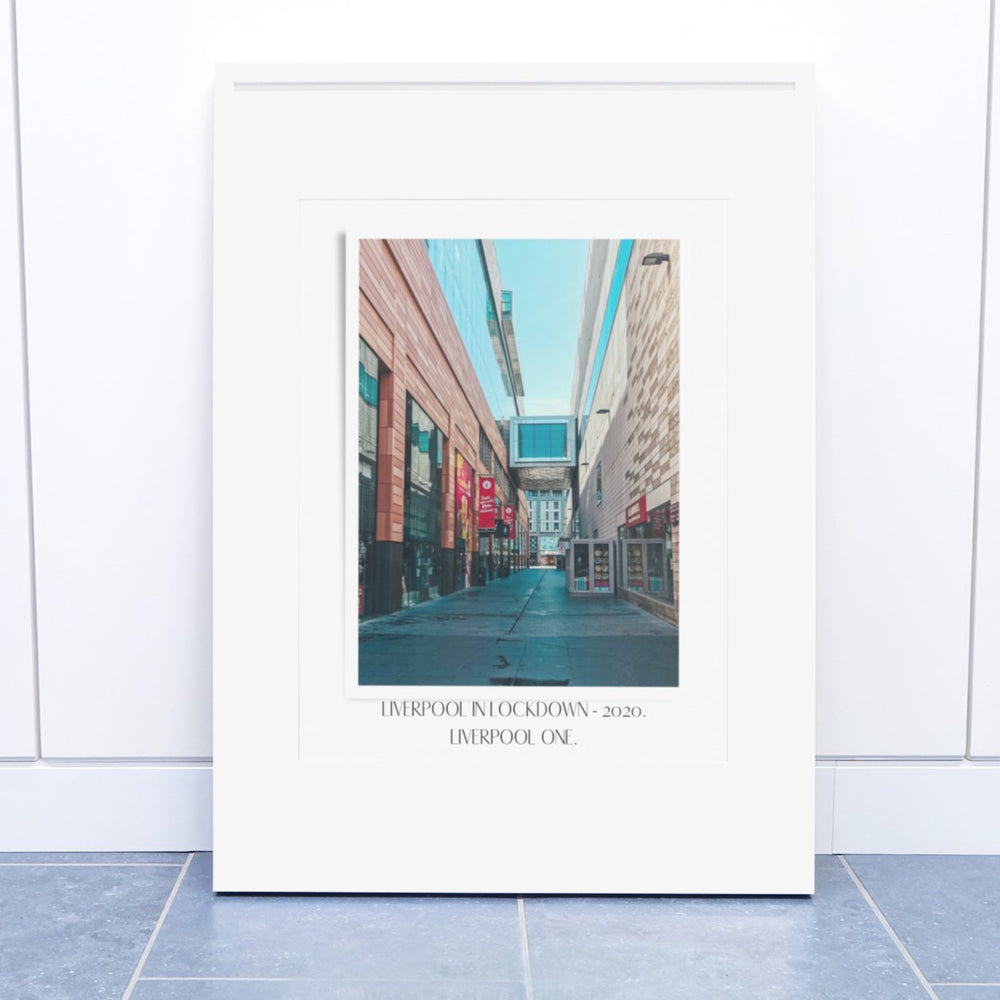 Liverpool In Lockdown Print - Liverpool One - Print - The Scouse Bird Shop