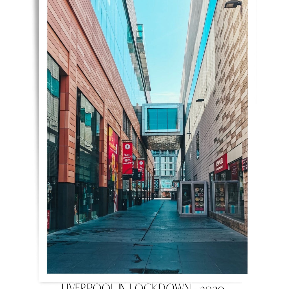 Liverpool In Lockdown Print - Liverpool One - Print - The Scouse Bird Shop