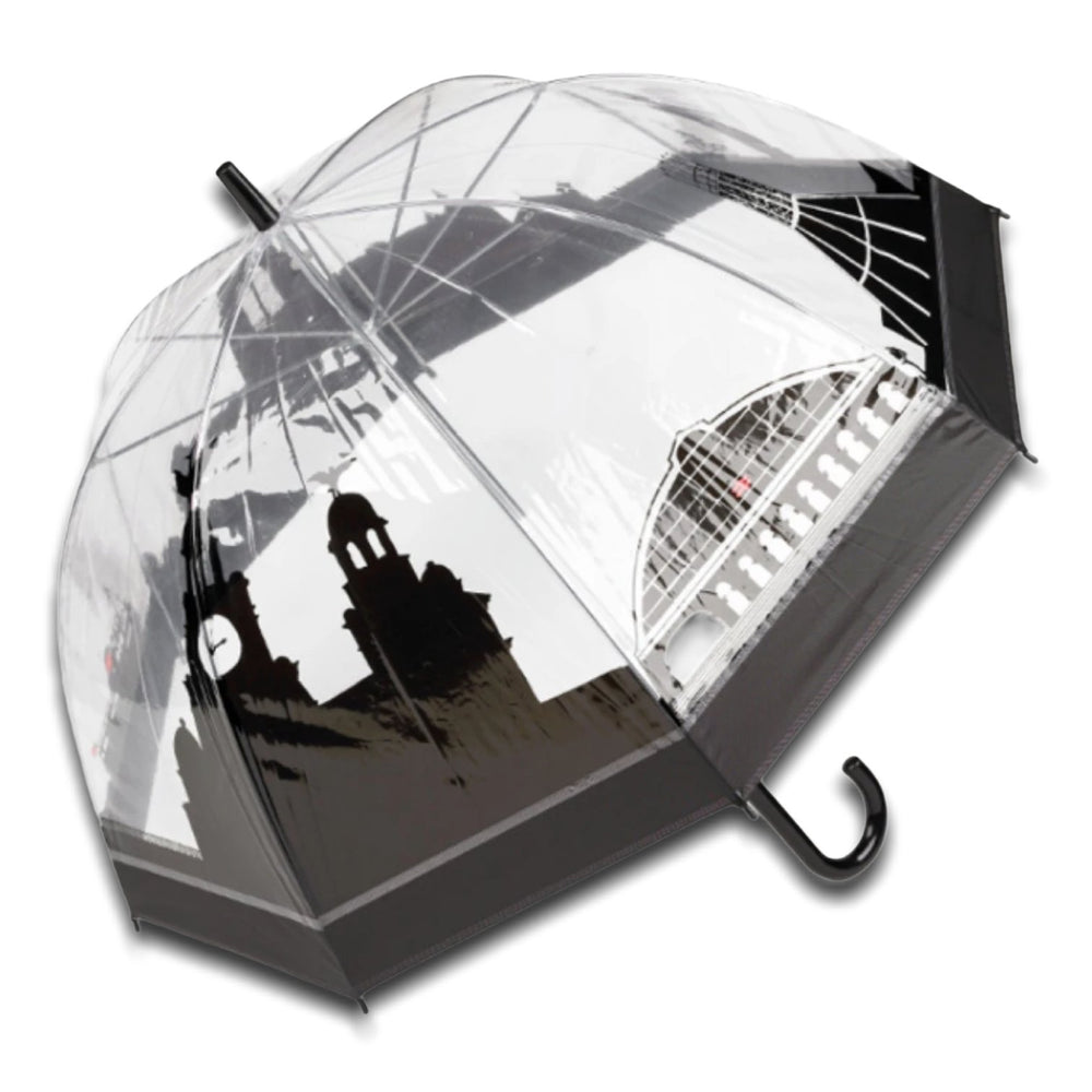 Liverpool Skyline Clear Umbrella - Umbrella - The Scouse Bird Shop