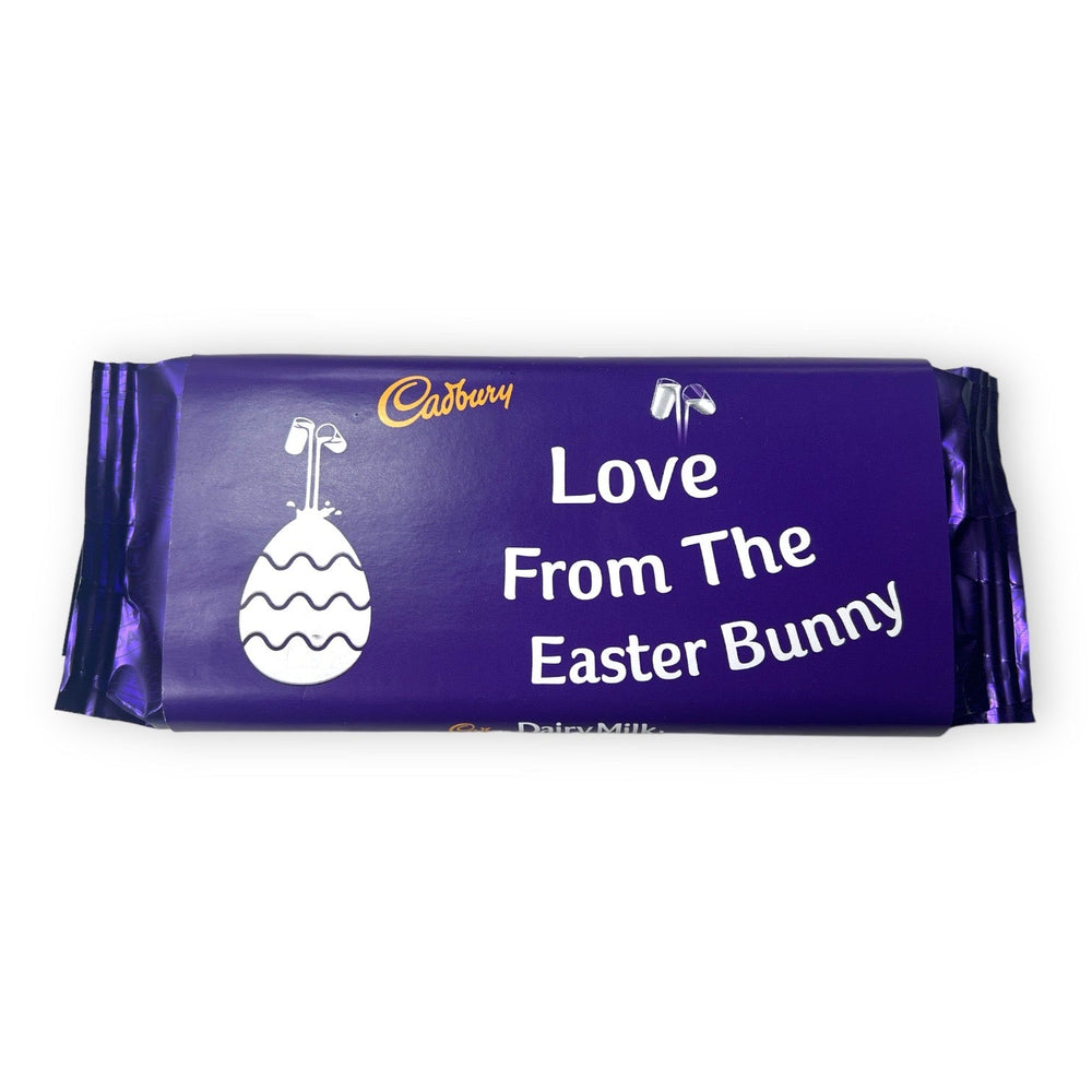 
                  
                    Love From The Easter Bunny - Cadbury Dairy Milk (Various Flavours) - Chocolate - The Scouse Bird Shop
                  
                