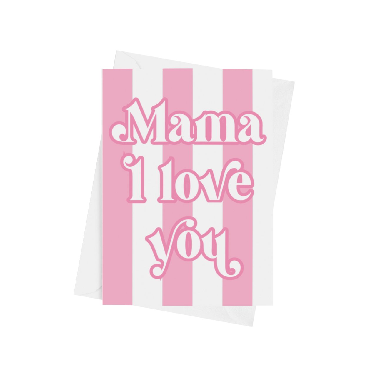 Mama I Love You Card - Cards - The Scouse Bird Shop