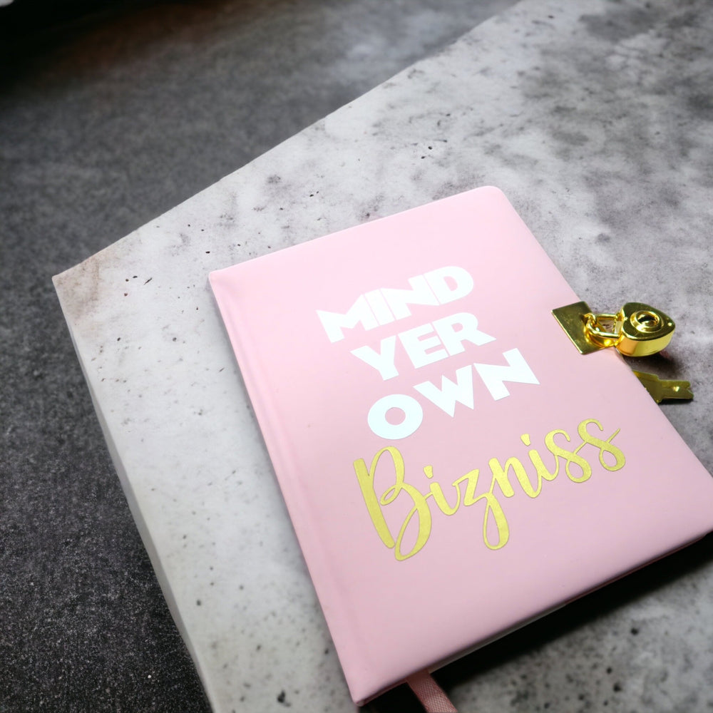 
                  
                    Mind Yer Bizniss - Lockable Journal - Journal - The Scouse Bird Shop
                  
                