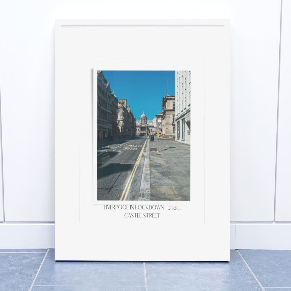 Liverpool In Lockdown Print - Castle Street