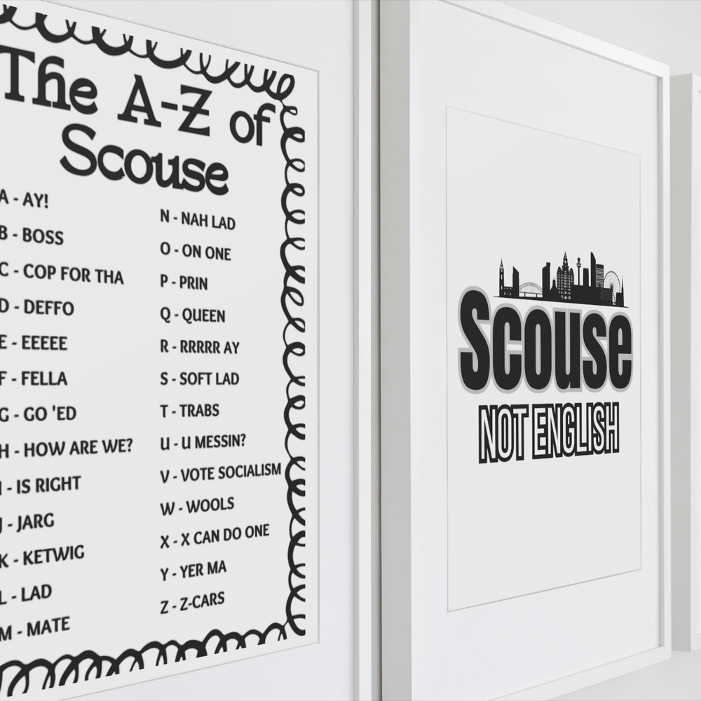 
                      
                        Scouse Not English Print
                      
                    